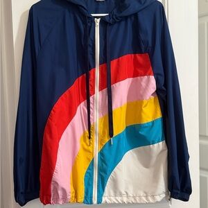 Main Strip Colorful Windbreaker Jacket